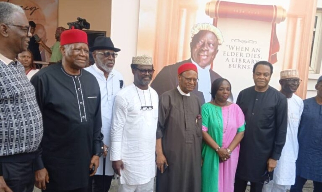 Osinbajo, Obi, Anyaoku, others pay condolence visit to Adebanjo’s family