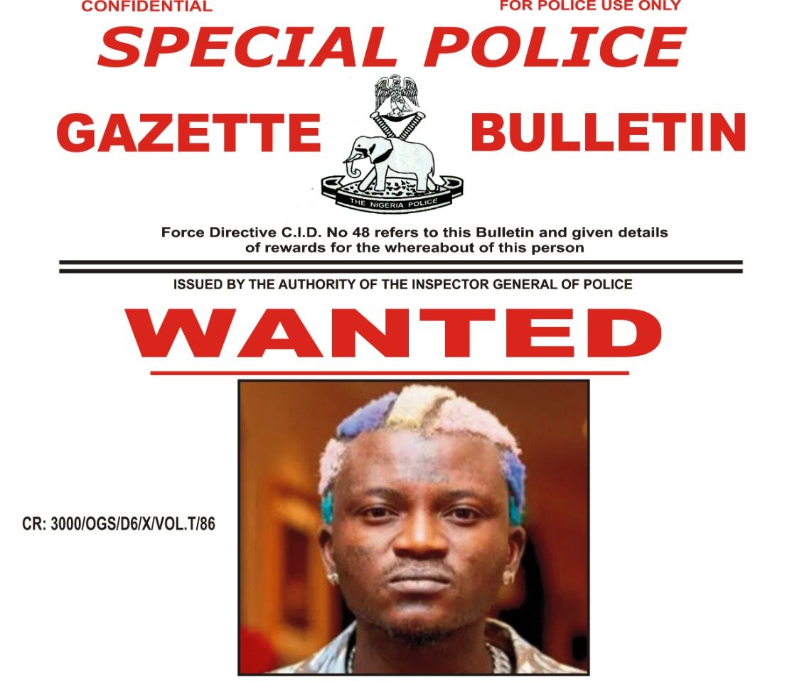 Controversial artiste Portable declared wanted for assaulting Ogun officials