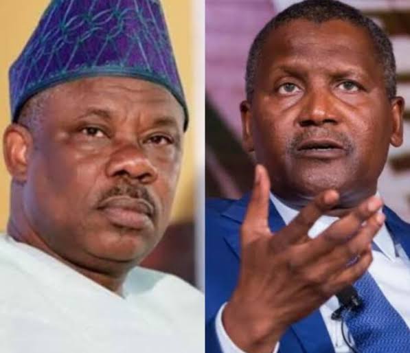 Amosun, Dangote bicker over cement plant demolition